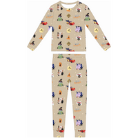 SPOOKY CARS PAJAMA SET (READY TO SHIP)