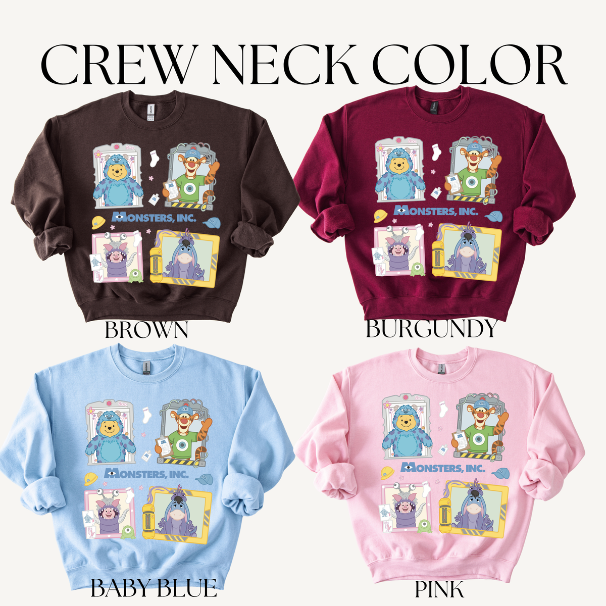 MONSTERS CREW NECK