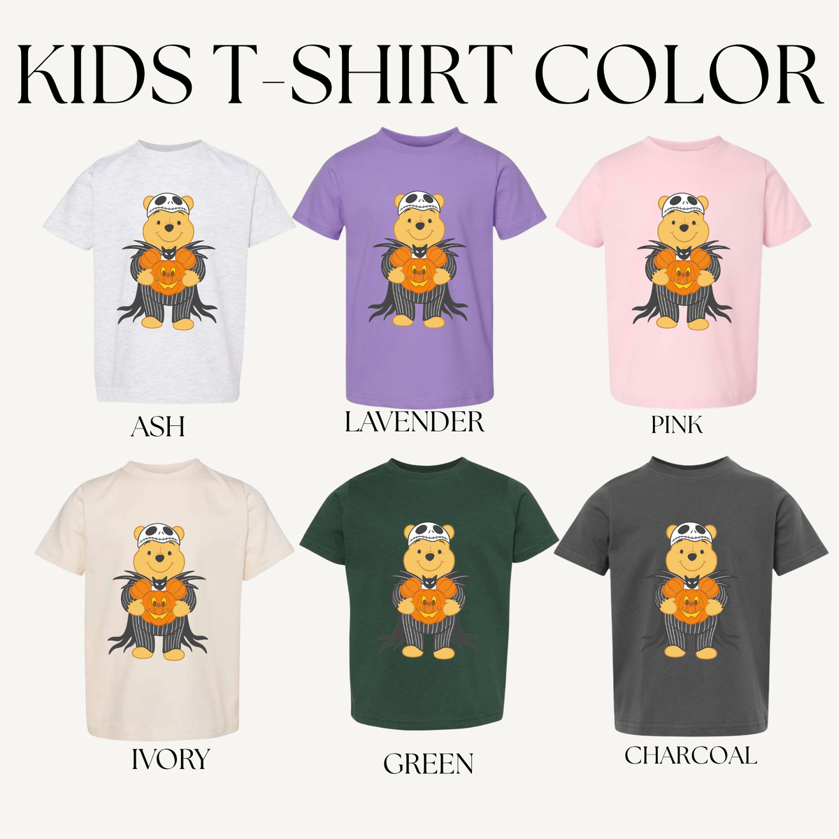 PUMPKIN BEAR KIDS T-SHIRT
