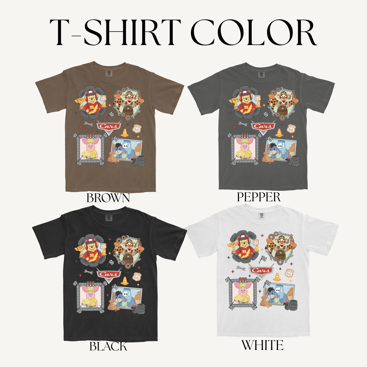 CARS ADULT T-SHIRT