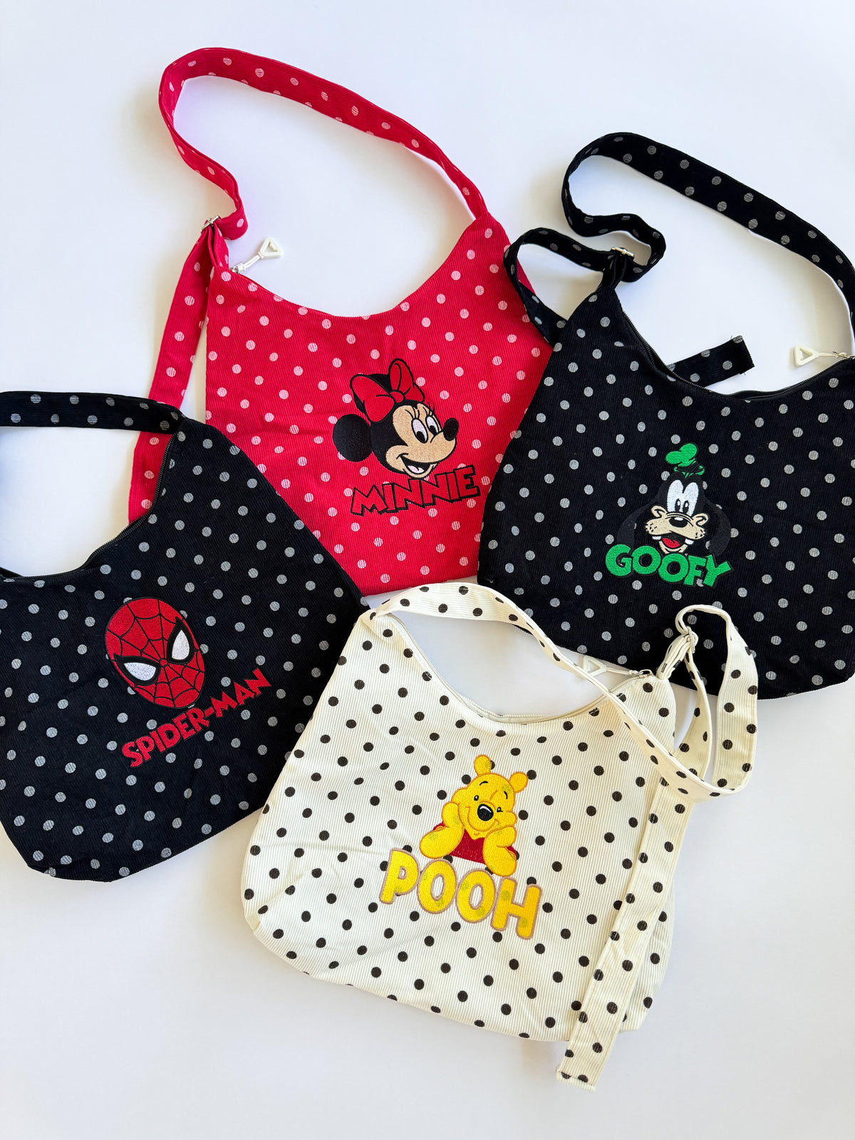 EMBROIDERED CORDUROY BAG ( PRE-ORDER DUE TO SHIP END OF OCT)