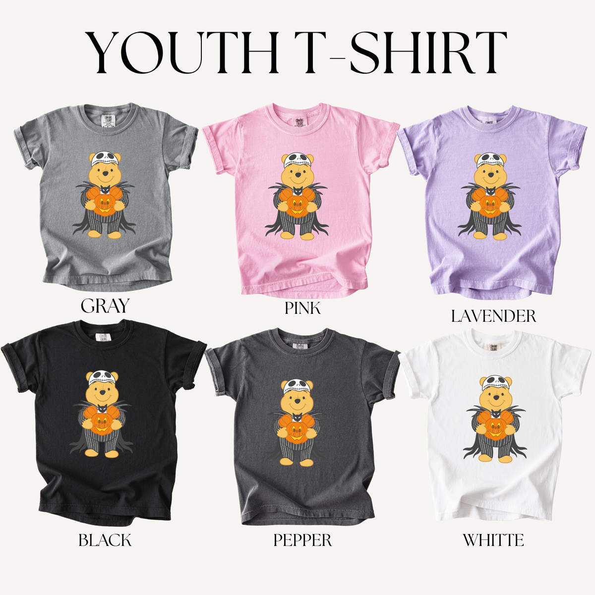 PUMPKIN BEAR YOUTH T-SHIRT