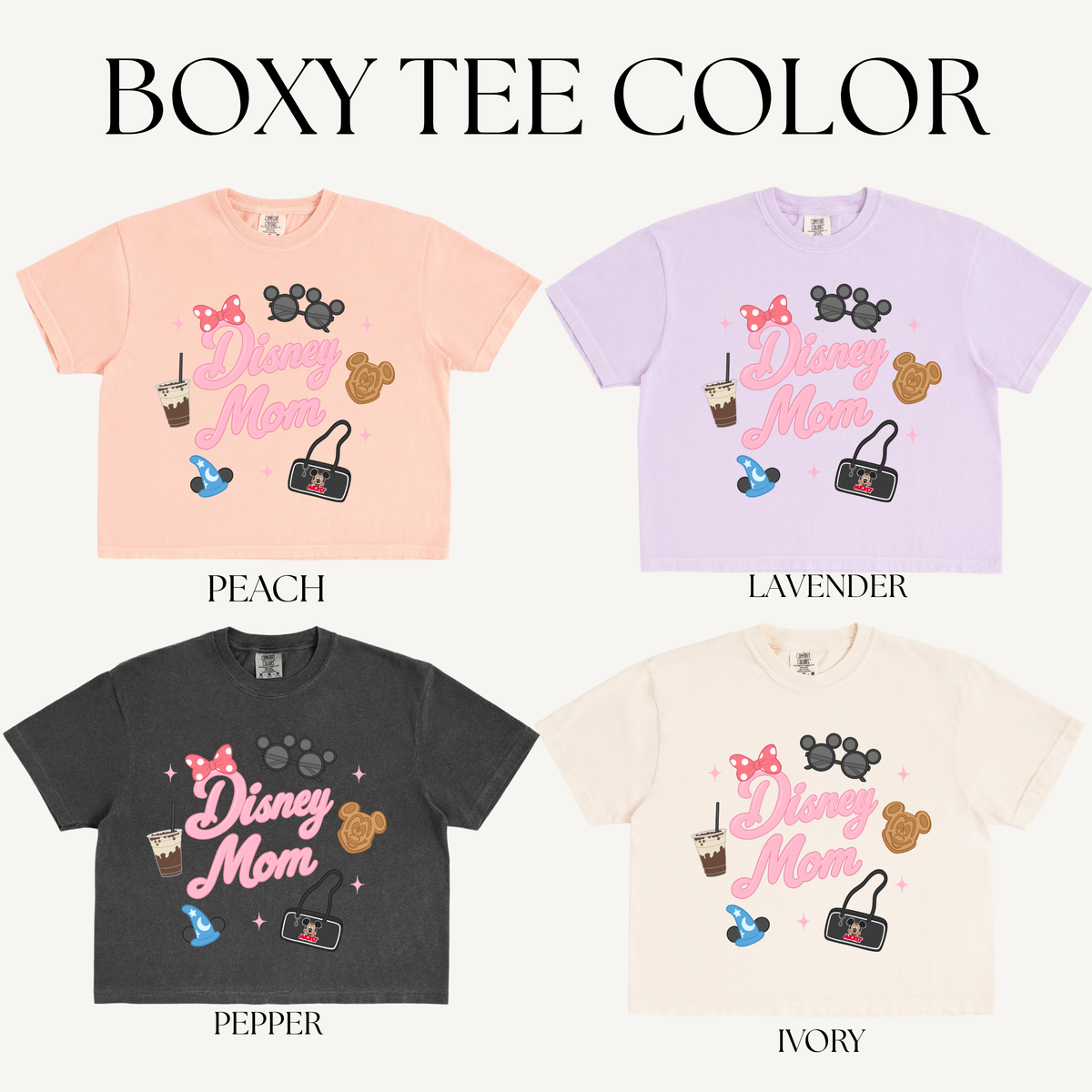 DSNY MOM ADULT BOXY T-SHIRT