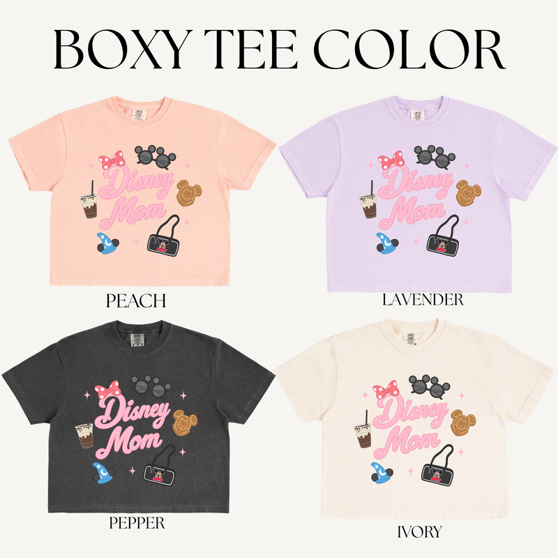 DSNY MOM ADULT BOXY T-SHIRT