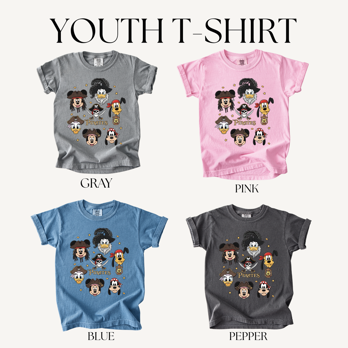 INSPIRED PIRATES YOUTH T-SHIRT