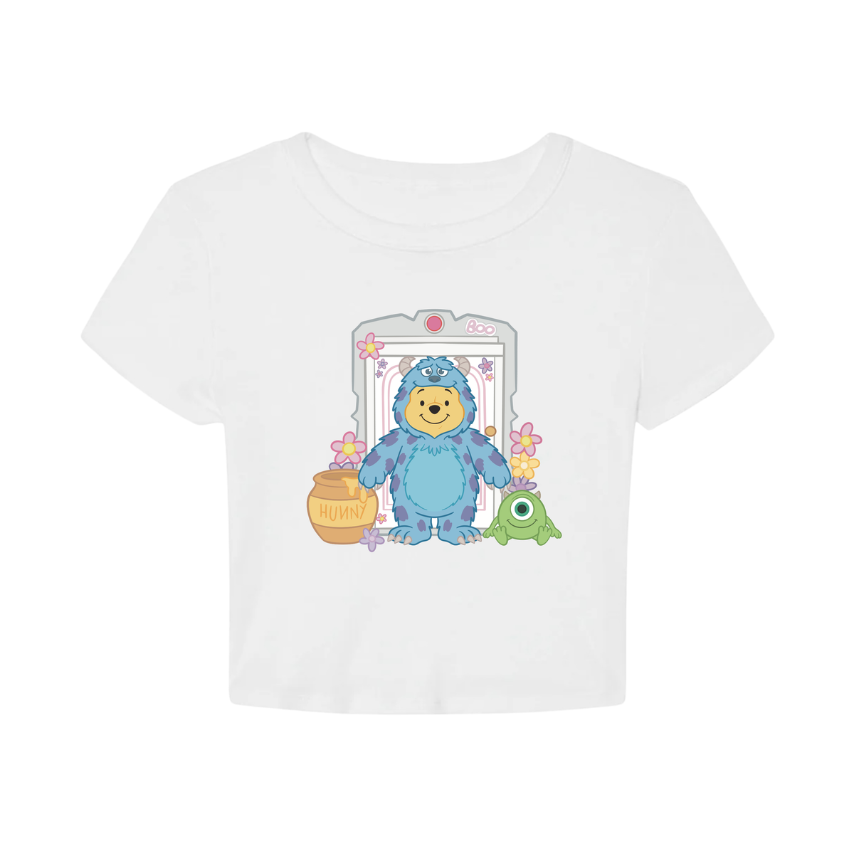 BOO FLOWER ADULT BABY TEE