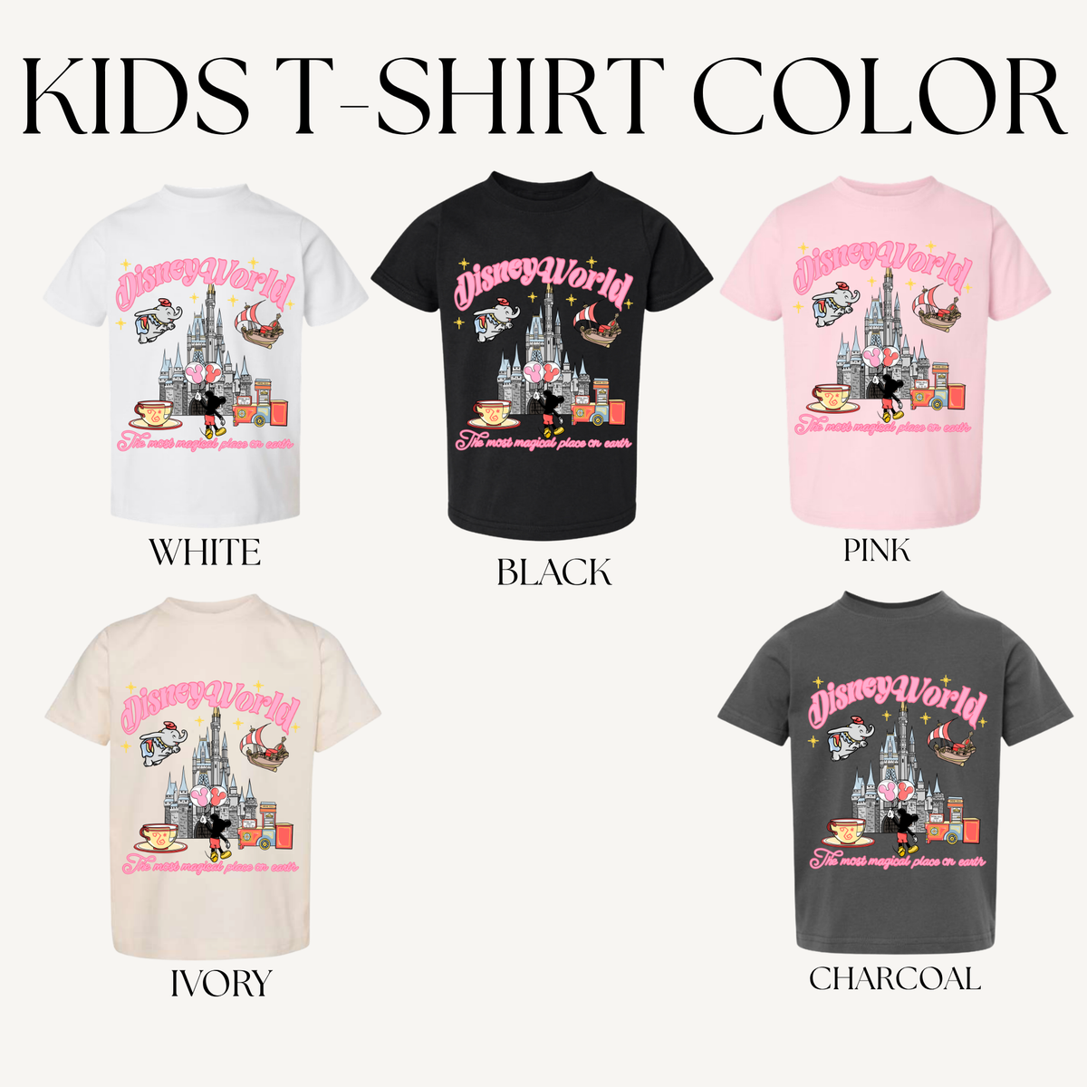 WORLD CASTLE KIDS T-SHIRT