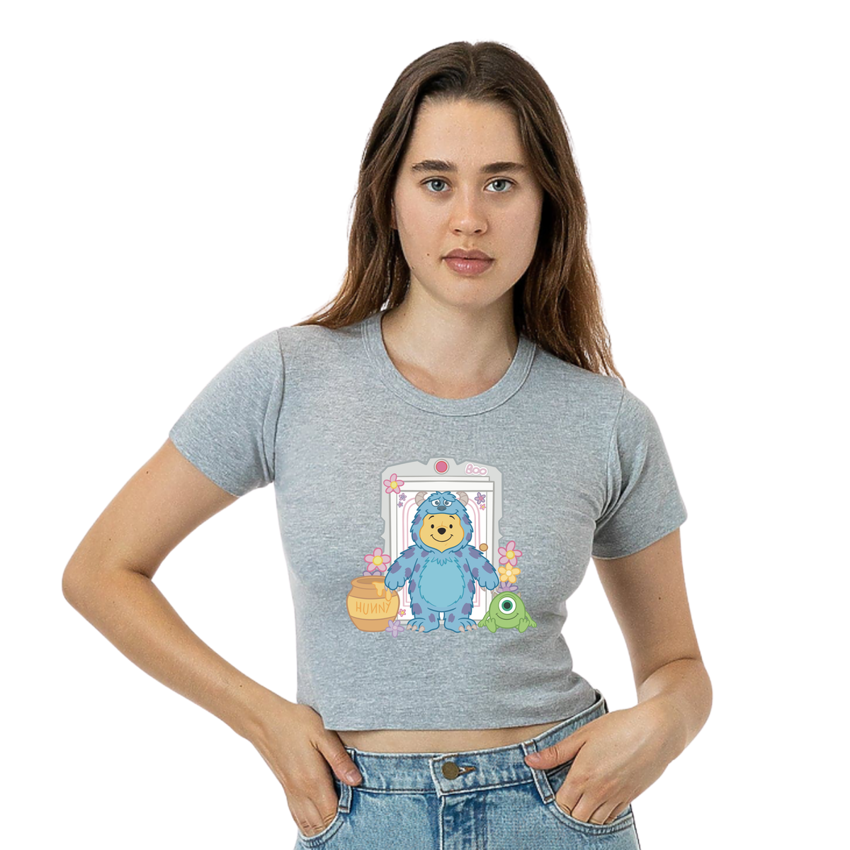 BOO FLOWER ADULT BABY TEE