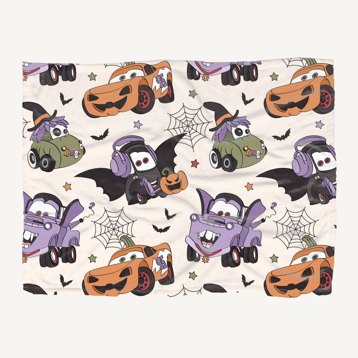 PUMPKIN CARS BLANKET (PRE-ORDER TAT 4/5 WEEKS)