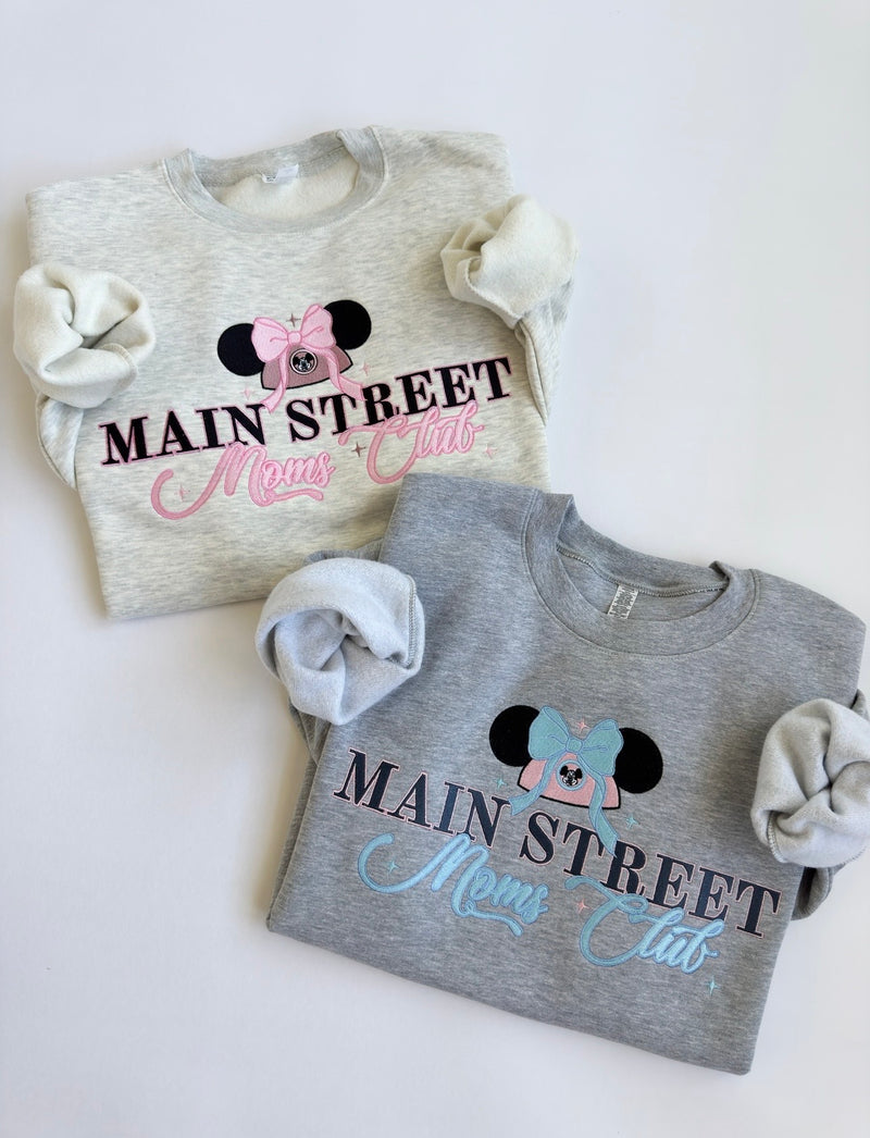 M-STREET PINK CLUB CREW NECK