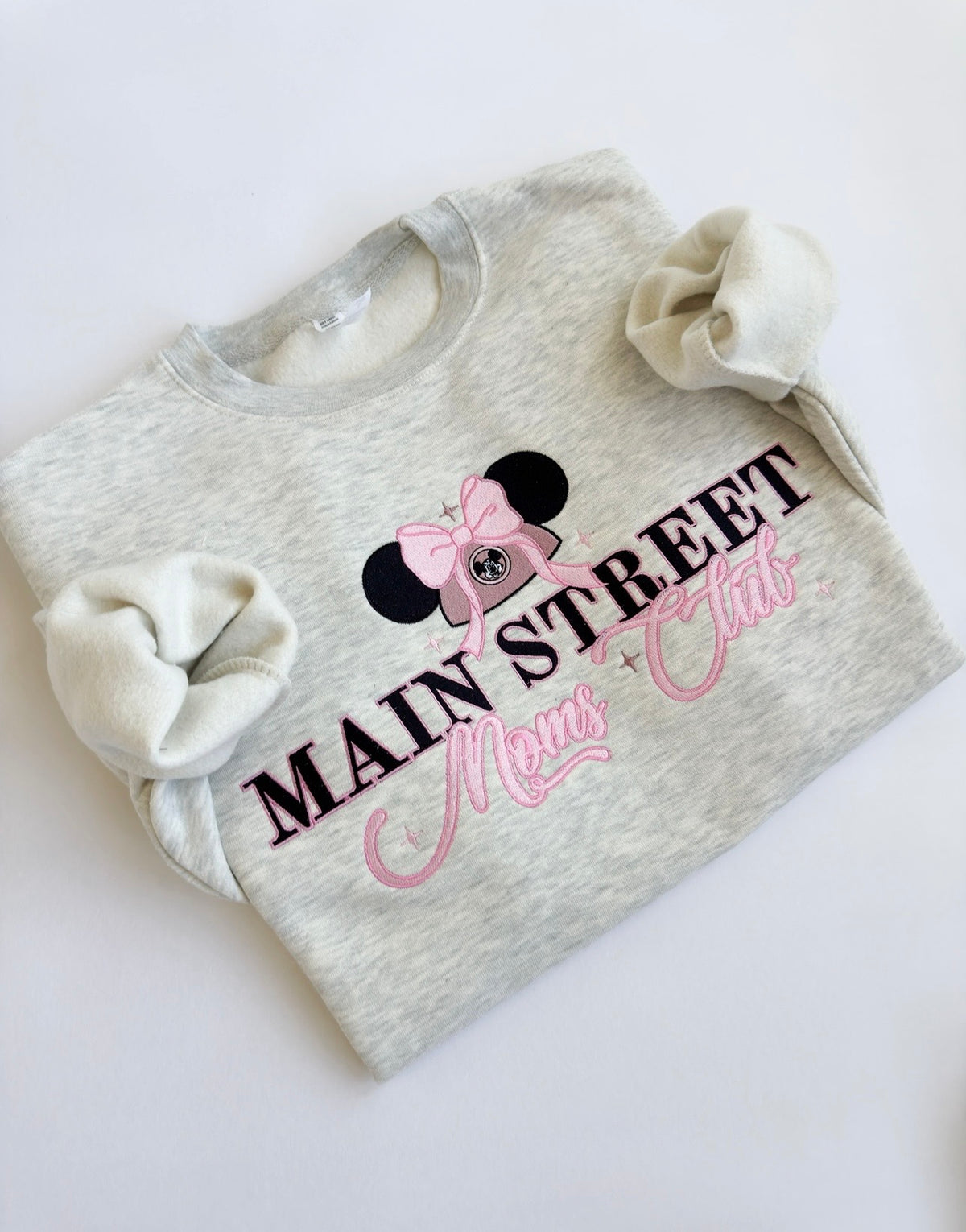 M-STREET PINK CLUB CREW NECK