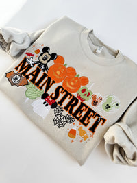 SPOOKY ON MAIN CREWNECK (TAT 3/5 WEEKS)