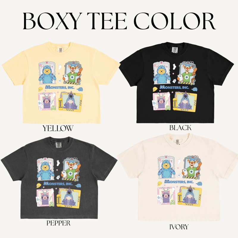 MONSTERS ADULT BOXY T-SHIRT