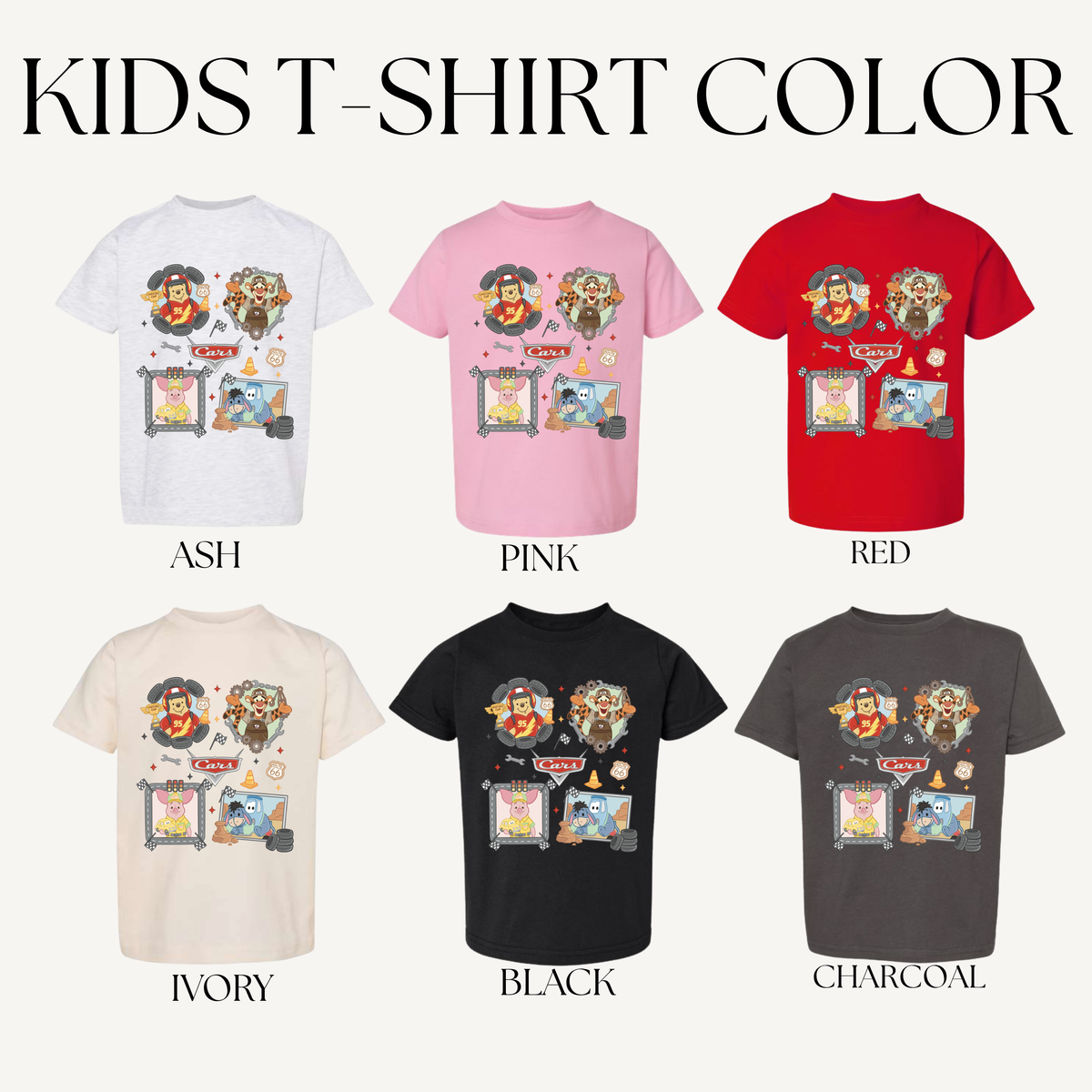 CARS KIDS KIDS T-SHIRT