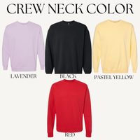 WHITE CHURRO CREW NECK