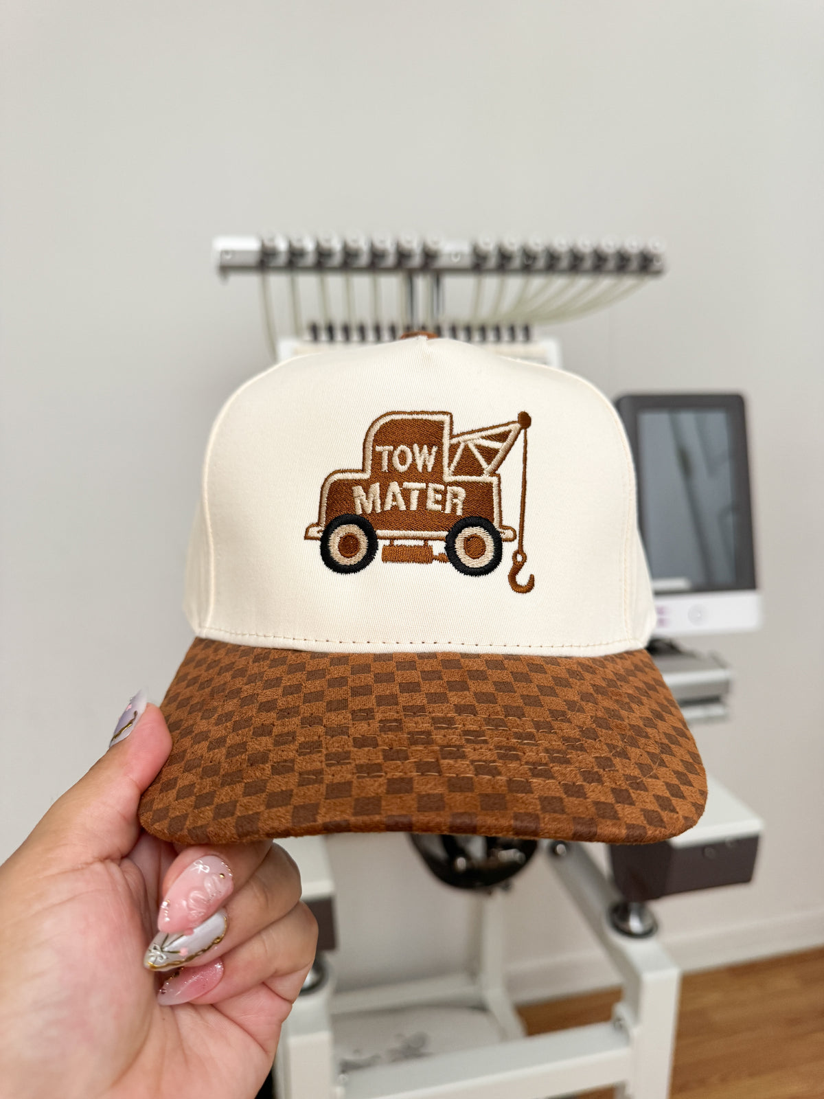 CHECKERED TRUCK HAT