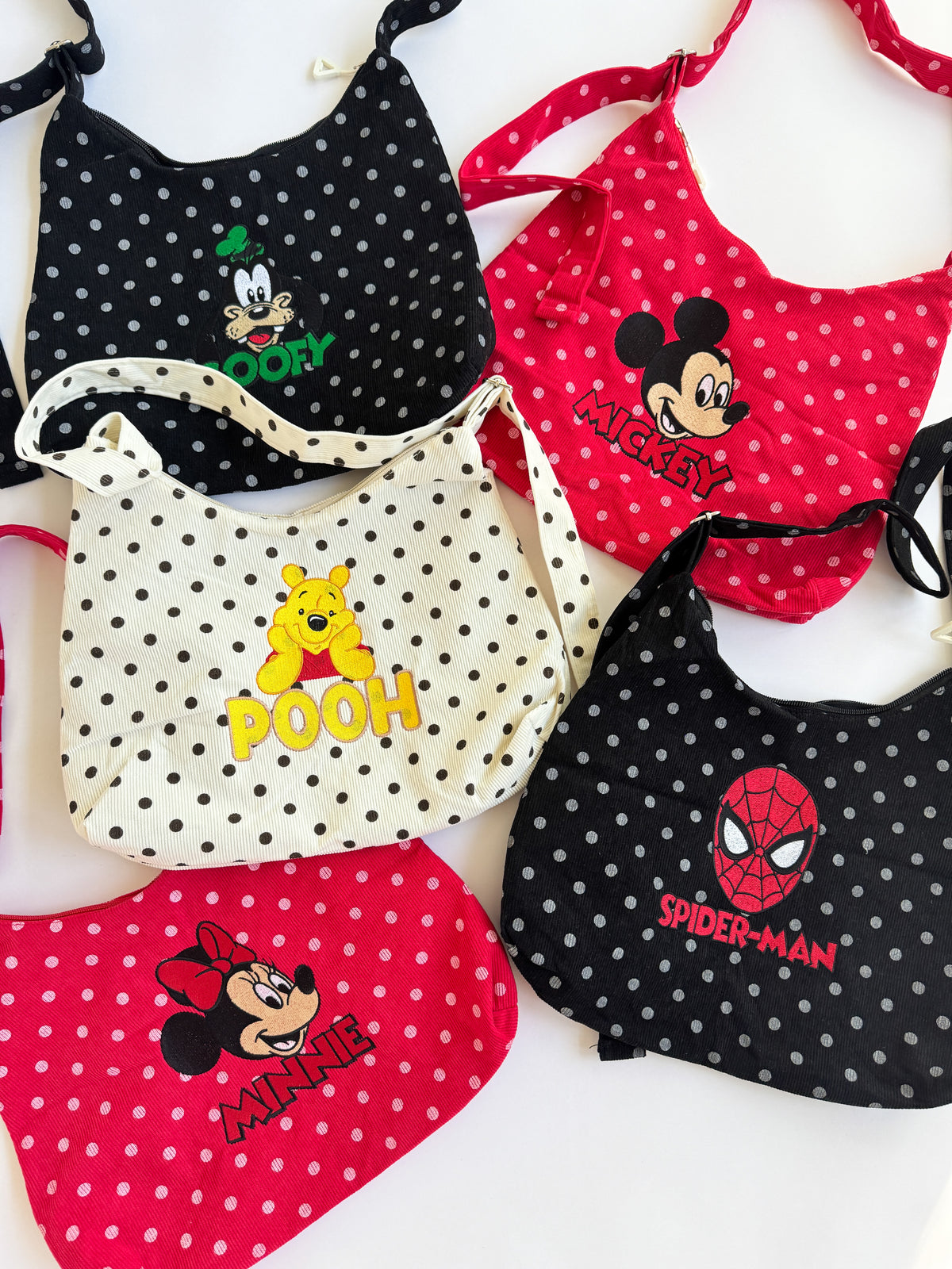 EMBROIDERED CORDUROY BAG ( PRE-ORDER DUE TO SHIP END OF OCT)