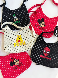 EMBROIDERED CORDUROY BAG ( PRE-ORDER DUE TO SHIP END OF OCT)