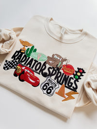 SPRING CARS CREW NECK