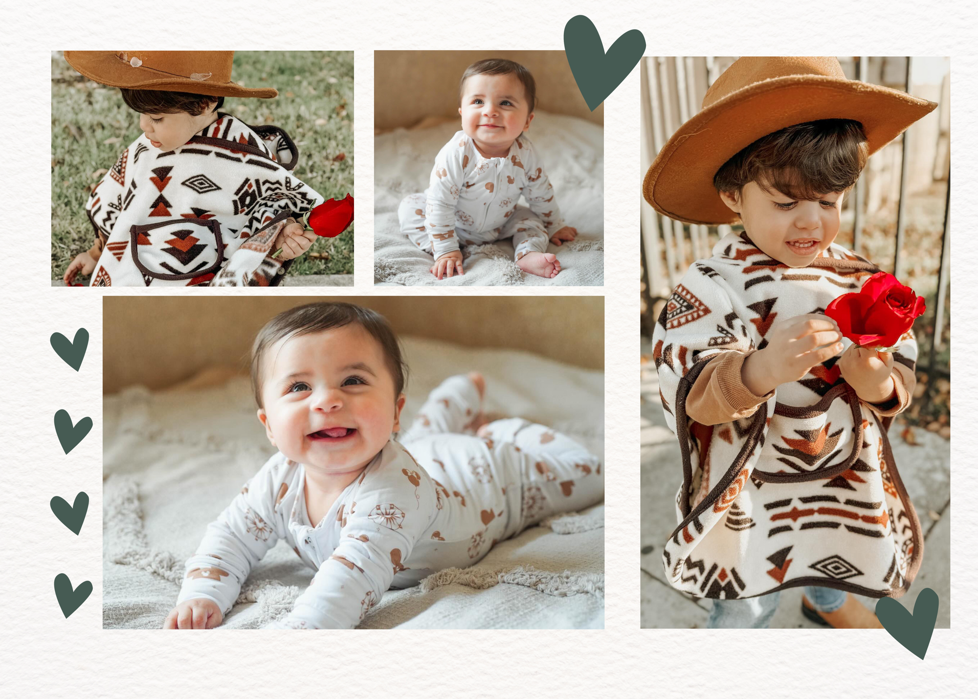Cozy Cub 4 Pièces Pyjamas Pour Bébé Fille, Haut À Manches Courtes Et  Pantalon À Poignets Avec Design Floral, Mode en ligne