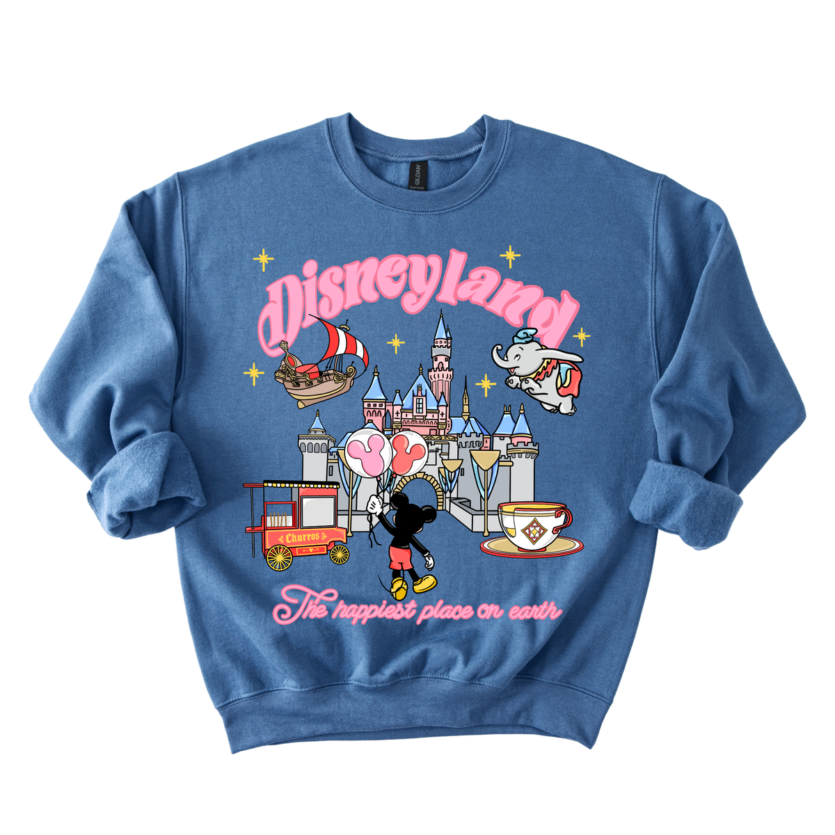 PINK CASTLE ADULT CREWNECK