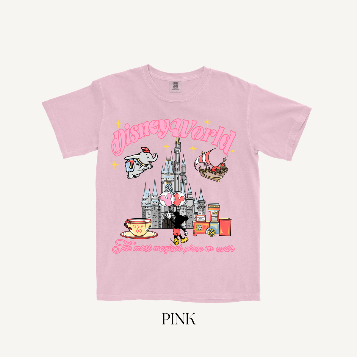 WORLD CASTLE ADULT T-SHIRT